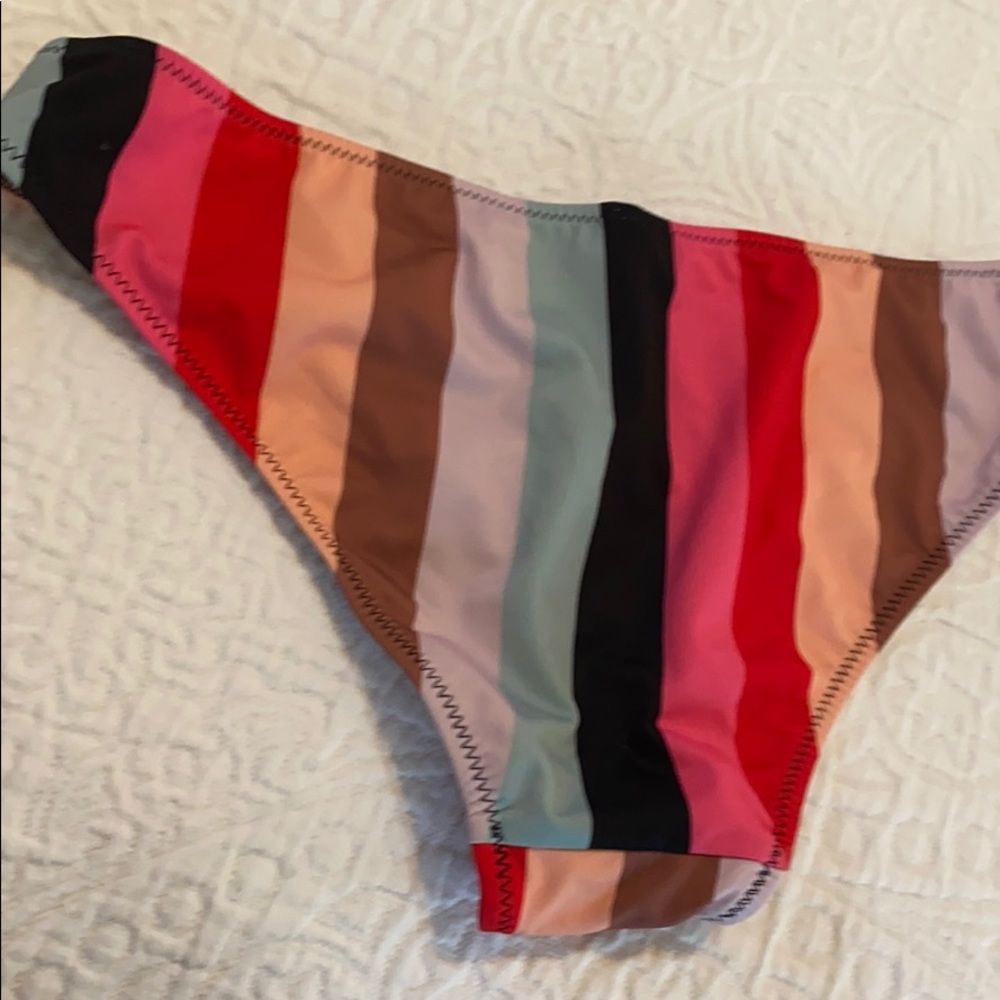 Solid And Stripe Bathing Suit Bottoms - image 2